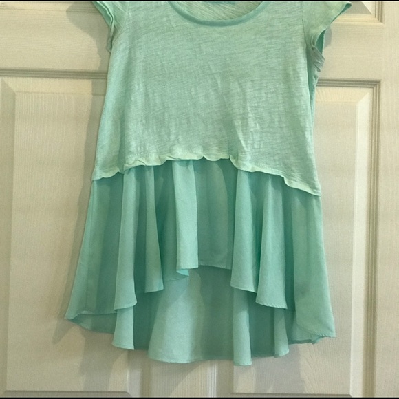 Anthropologie Top/Postage Stamp short sleeve top - Picture 4 of 6